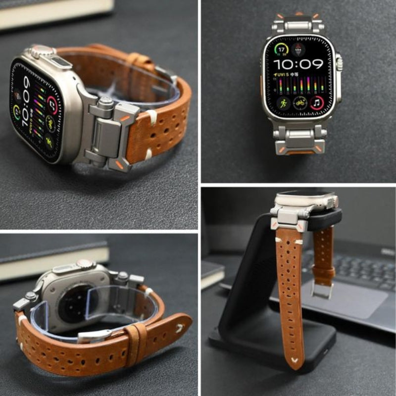 Heritage Touch Leather Apple Watch Band