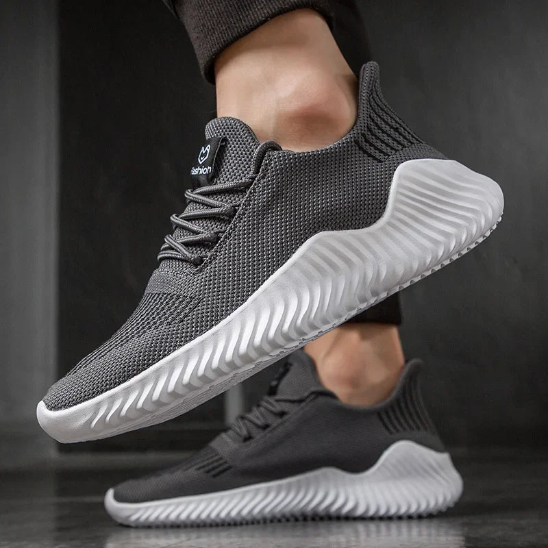 Logan Pierce Knit Flex Sneakers