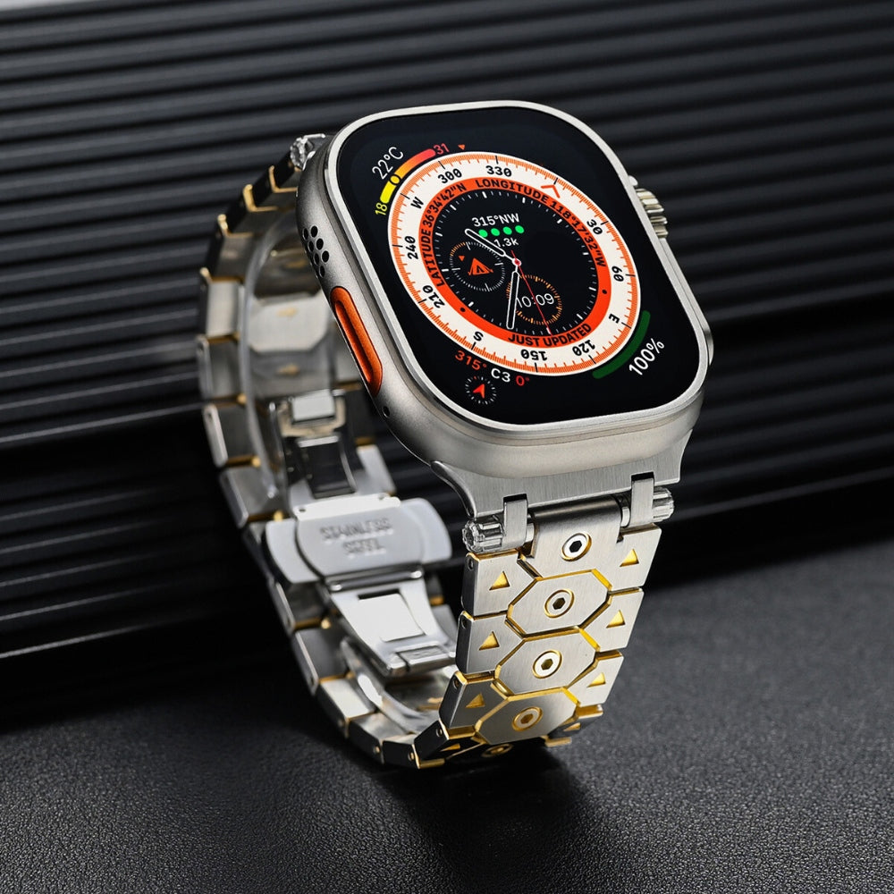 CLAIRS TITANIUM APPLE WATCH BAND