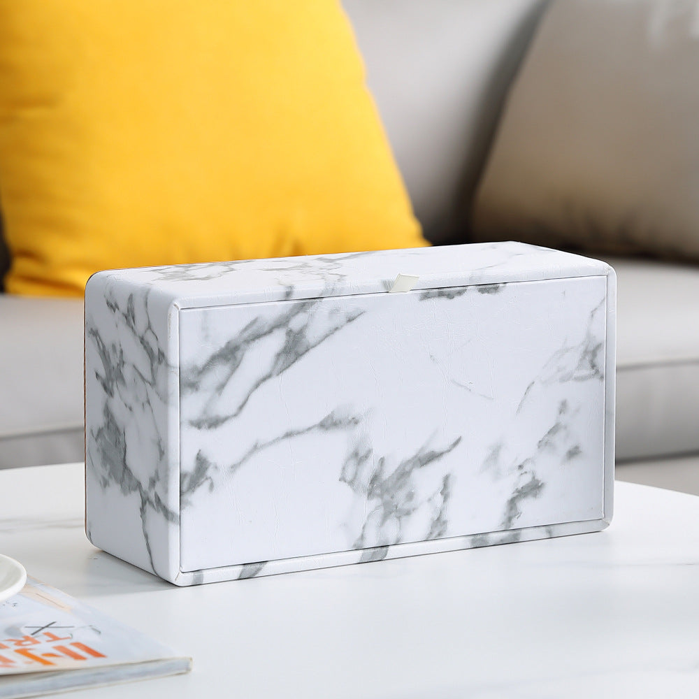 Craftsman Marble Tissue Box Holder