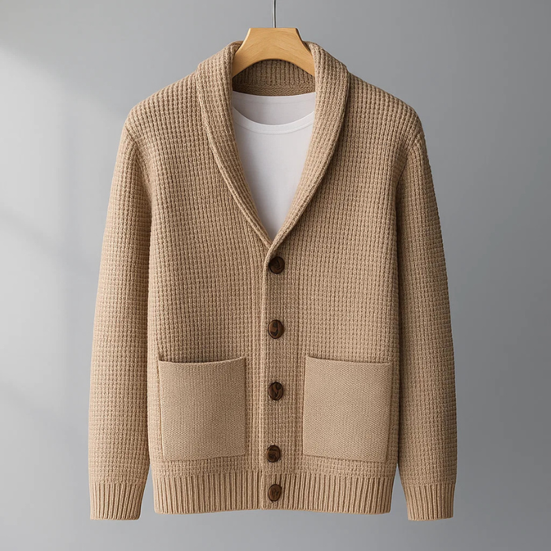 Don Harrison Shawl Knit Cardigan