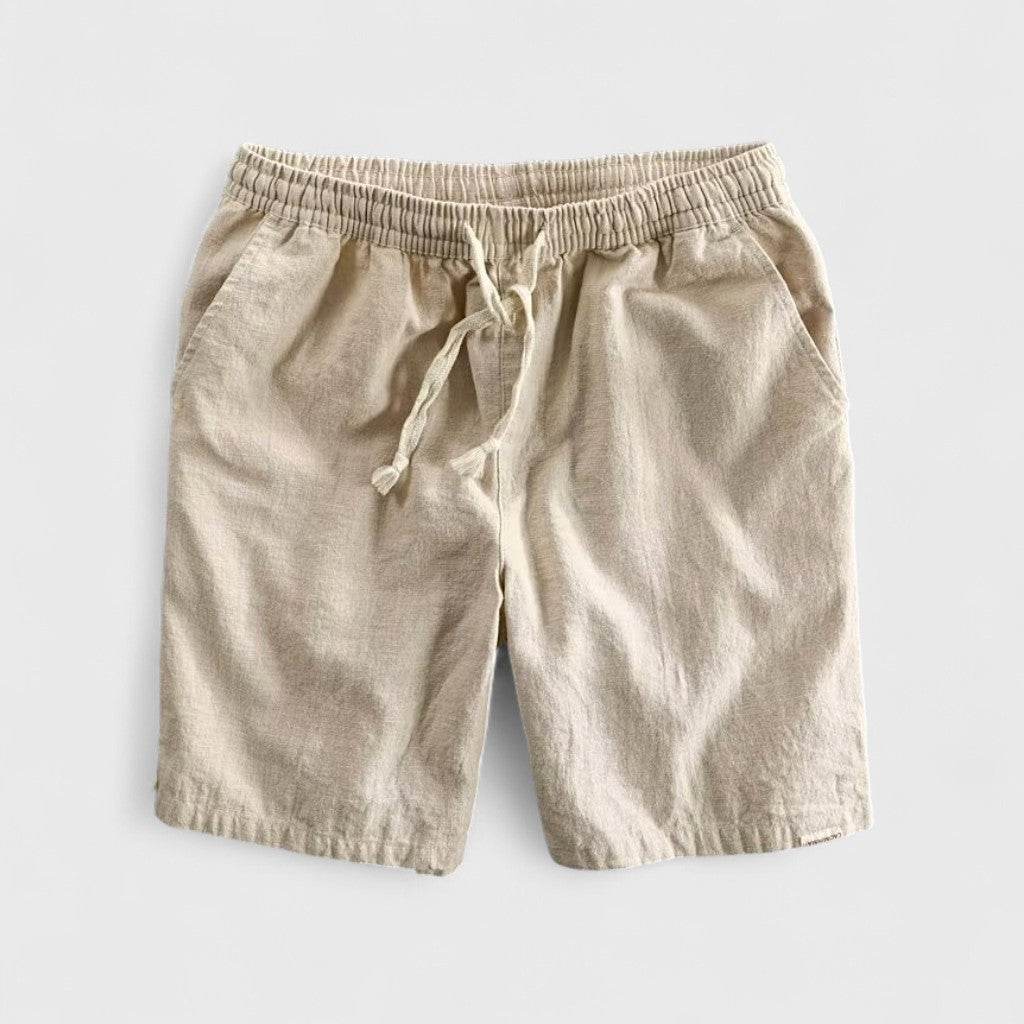 Liam Turner Linen-Cotton Shorts