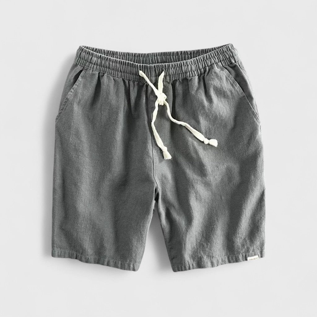 Liam Turner Linen-Cotton Shorts