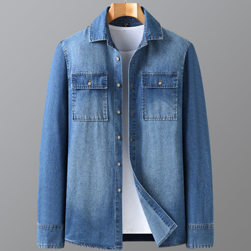 Maxwell Reed Faded Denim Shirt