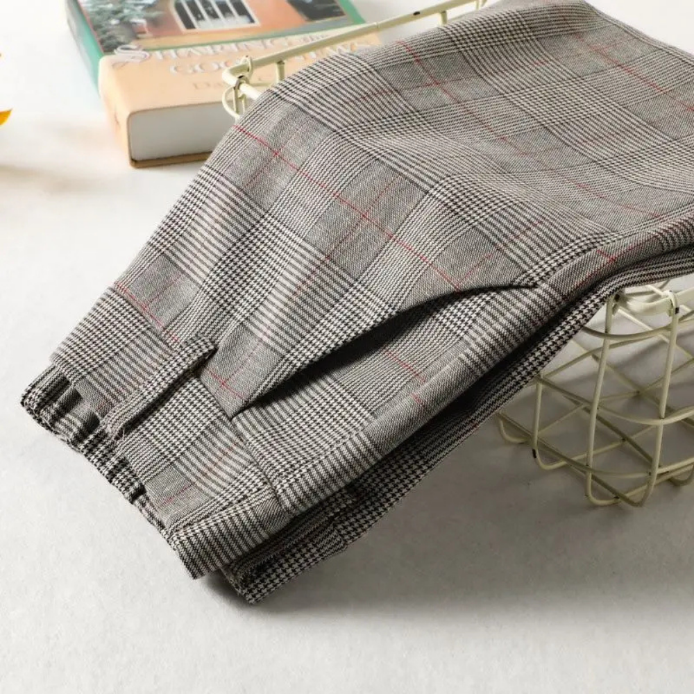Richmond Plaid Dress Pants