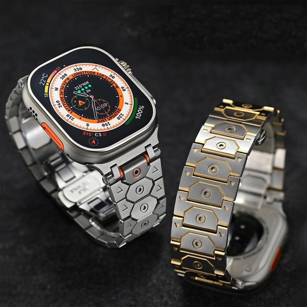 CLAIRS TITANIUM APPLE WATCH BAND