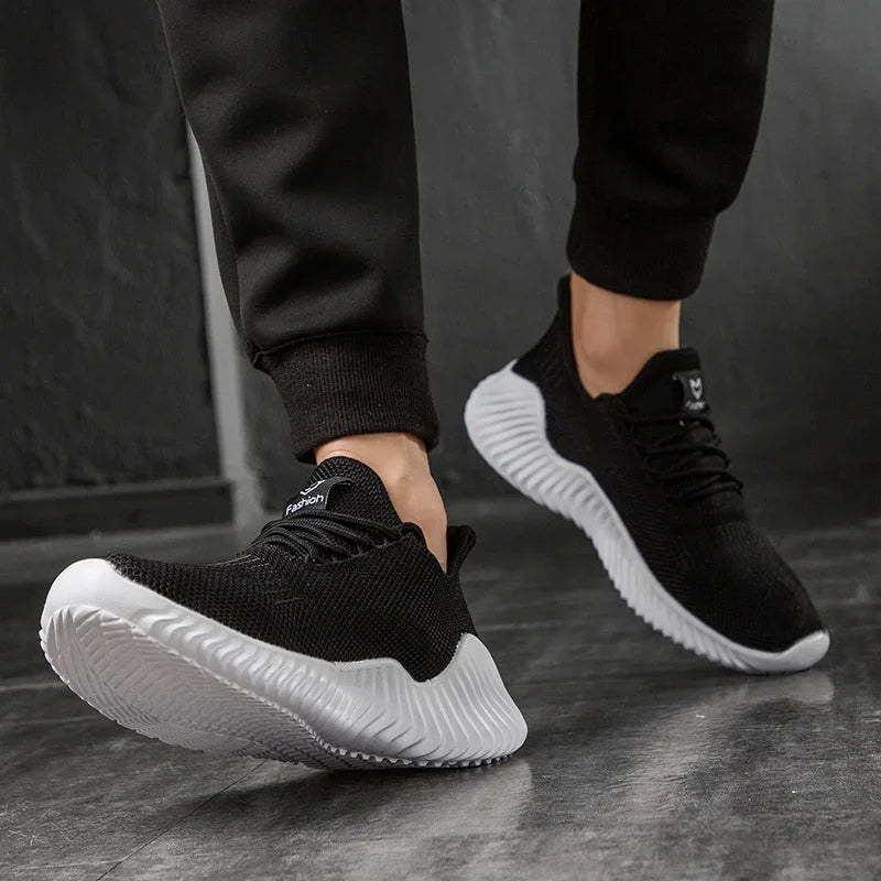 Logan Pierce Knit Flex Sneakers