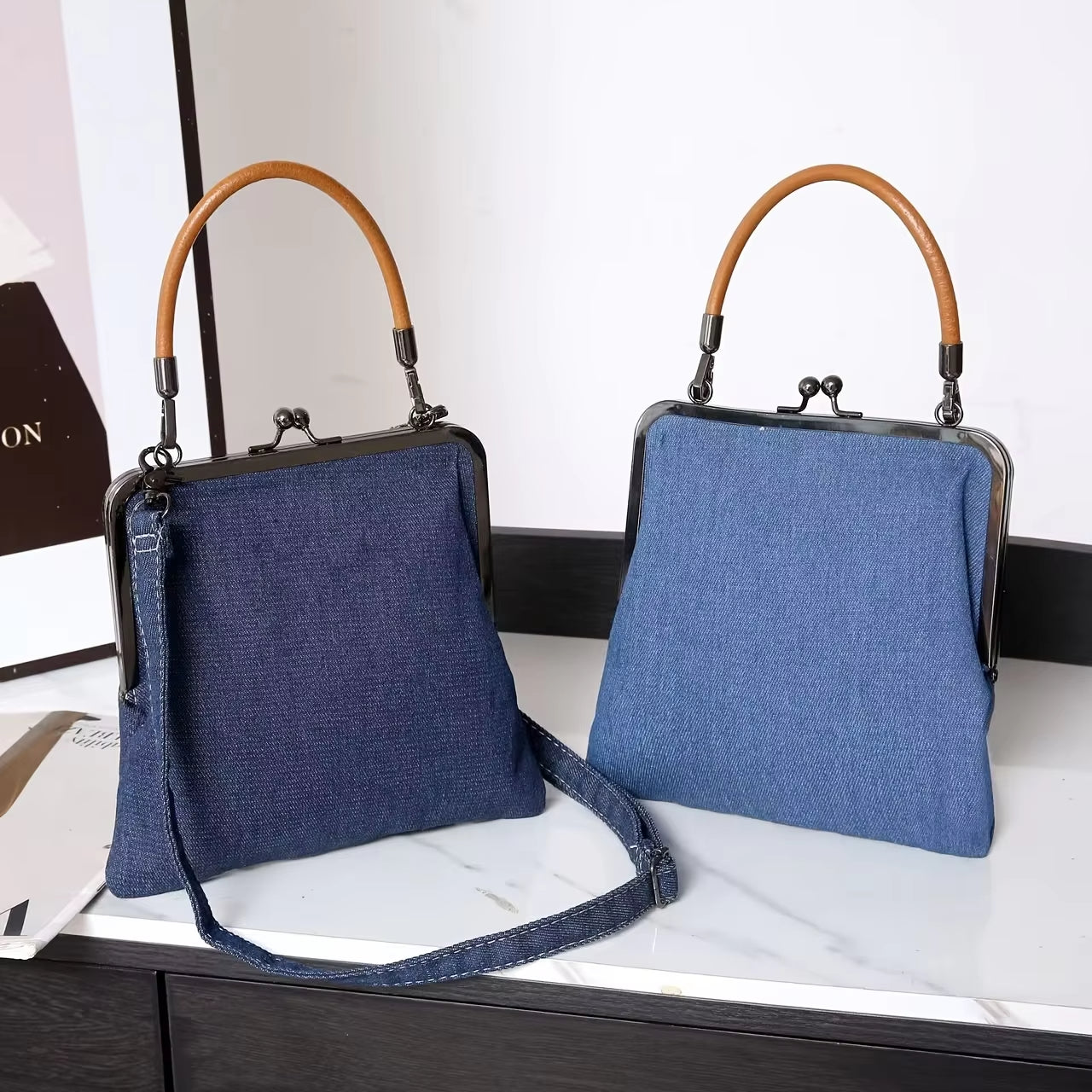 Denim Solace Shoulder-Bag