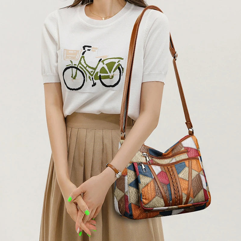 Anabelle Mosaic Handbag