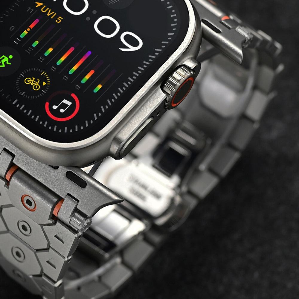 CLAIRS TITANIUM APPLE WATCH BAND