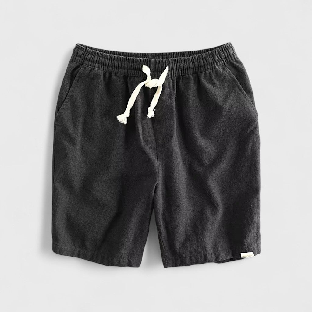 Liam Turner Linen-Cotton Shorts