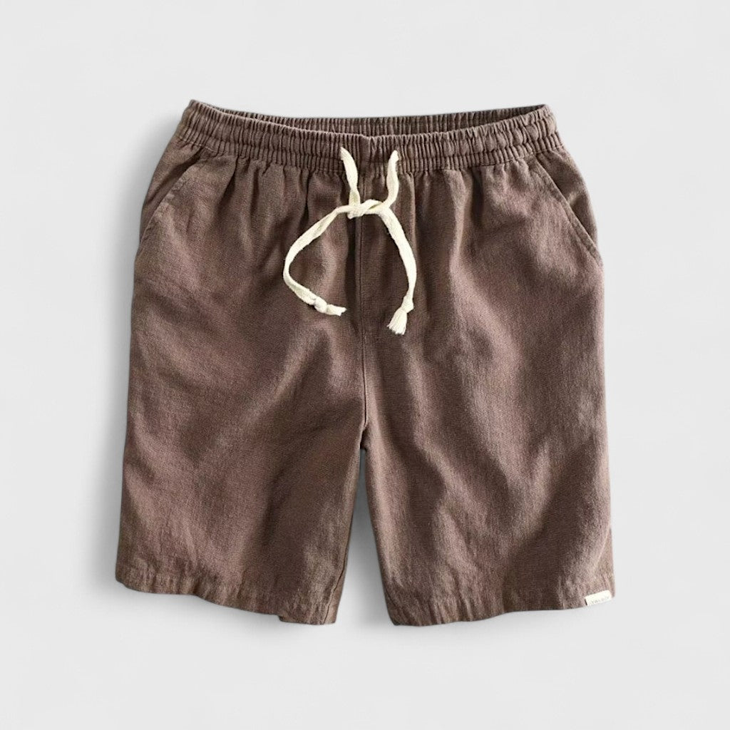 Liam Turner Linen-Cotton Shorts
