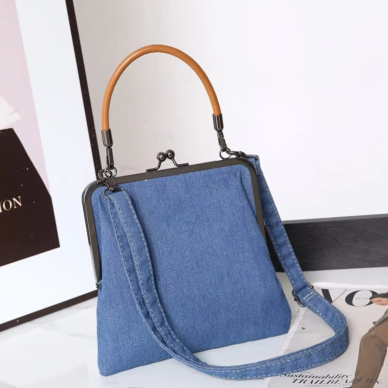 Denim Solace Shoulder-Bag