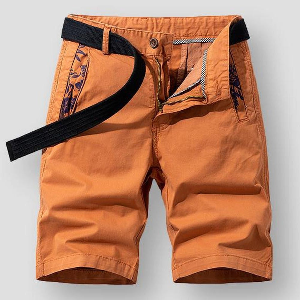 Saint Martin Louviere Cotton Shorts