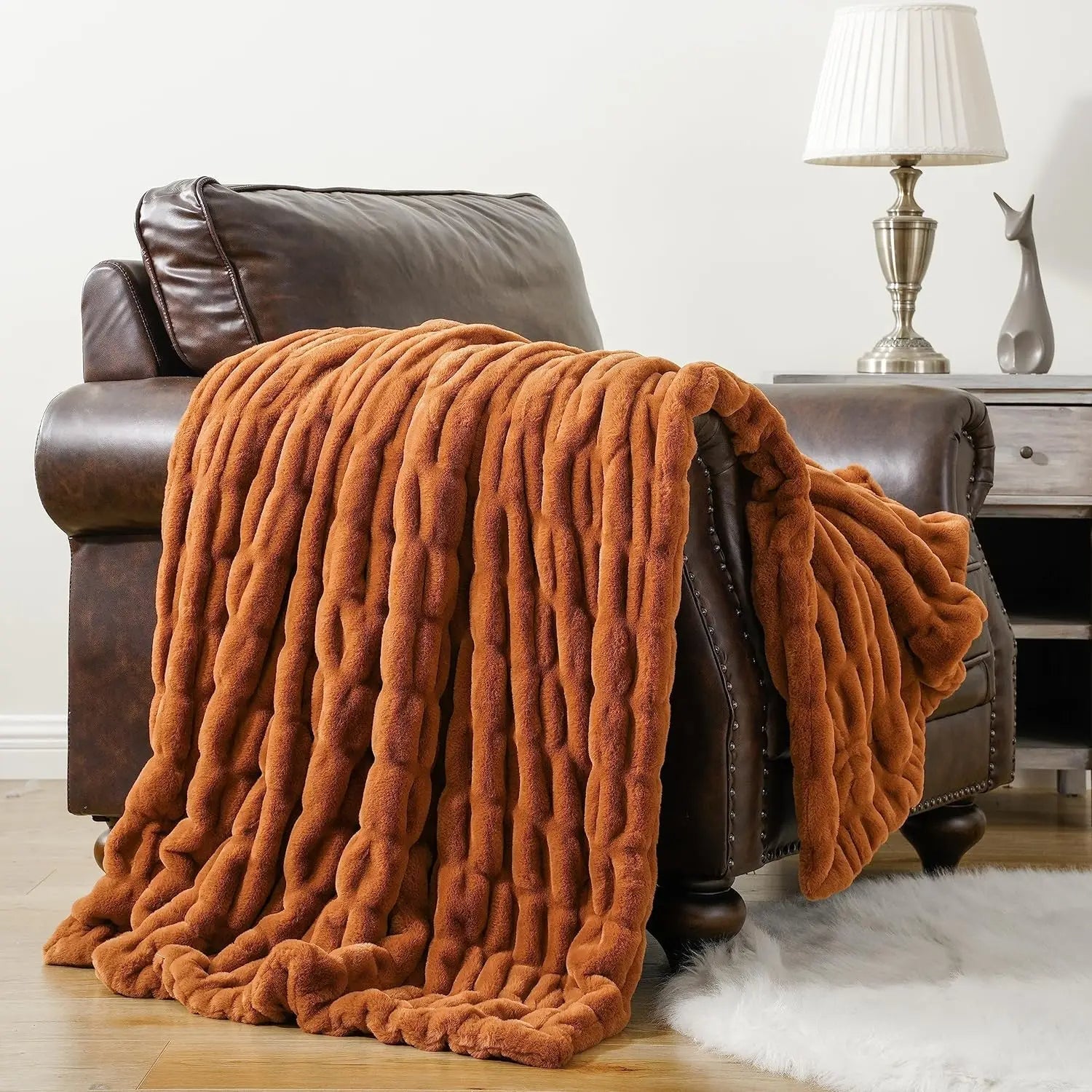 Heritage Plush Quilted Blanket