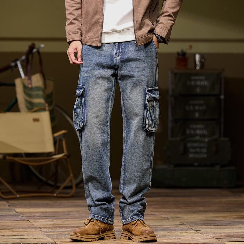 Hunter Pierce Denim Cargo Pants