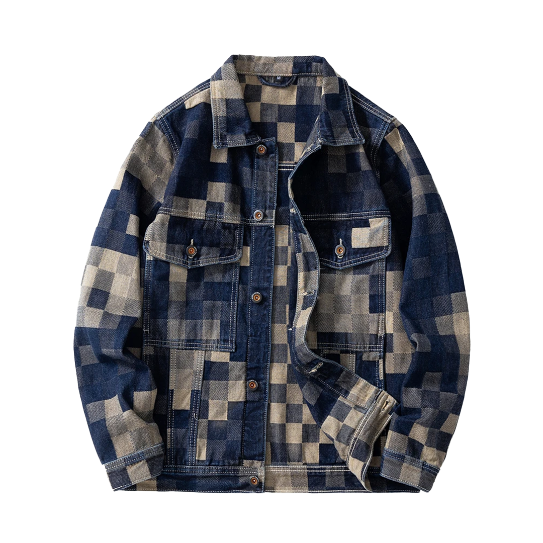 Mosaic Vintage Denim Jacket