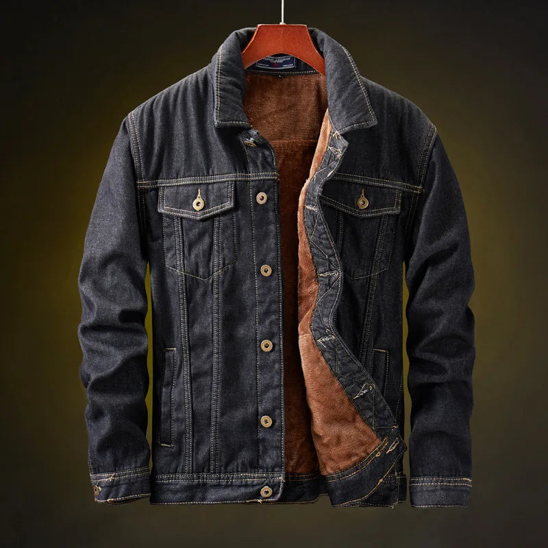 Tom Wellington Denim Fleece Jacket