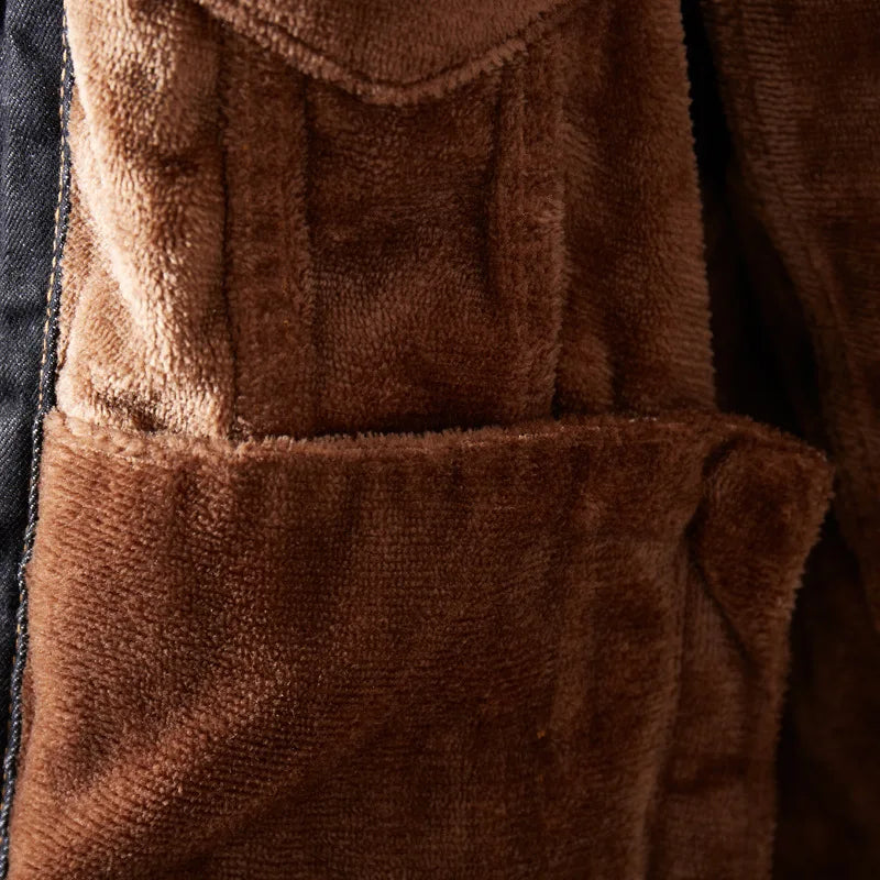 Tom Wellington Denim Fleece Jacket