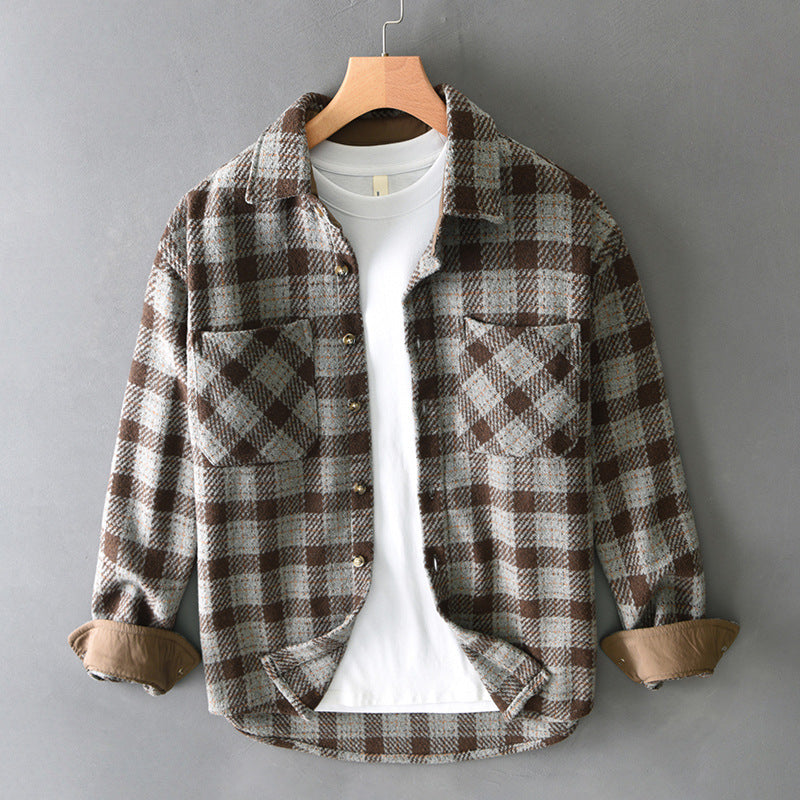 Dan Jackson Plaid Wool Shirt