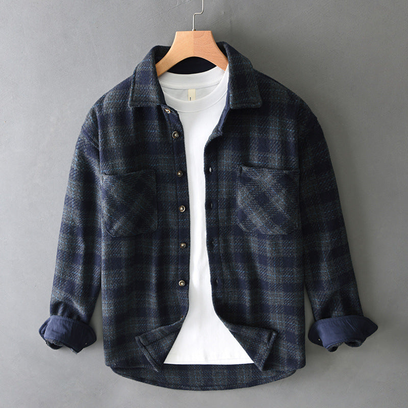 Dan Jackson Plaid Wool Shirt
