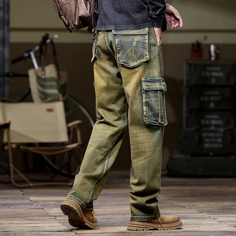 Hunter Pierce Denim Cargo Pants