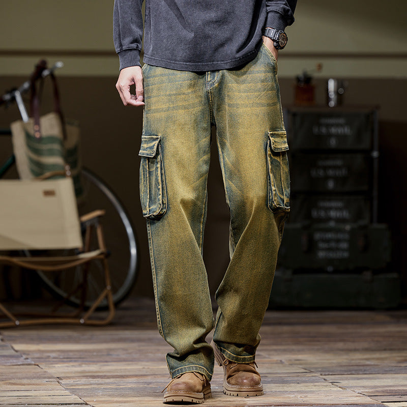 Hunter Pierce Denim Cargo Pants