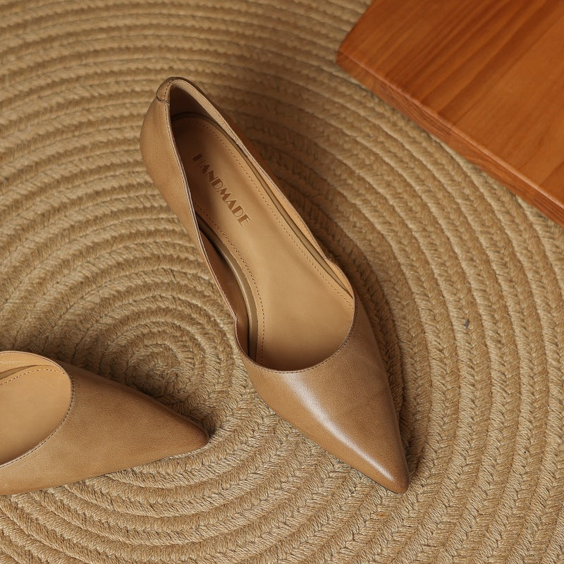 Cara Madson Genuine Leather Heels