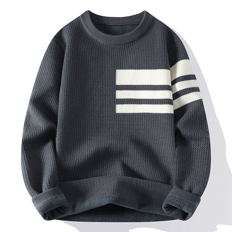Montreal Waffle-Knit Wool Sweater