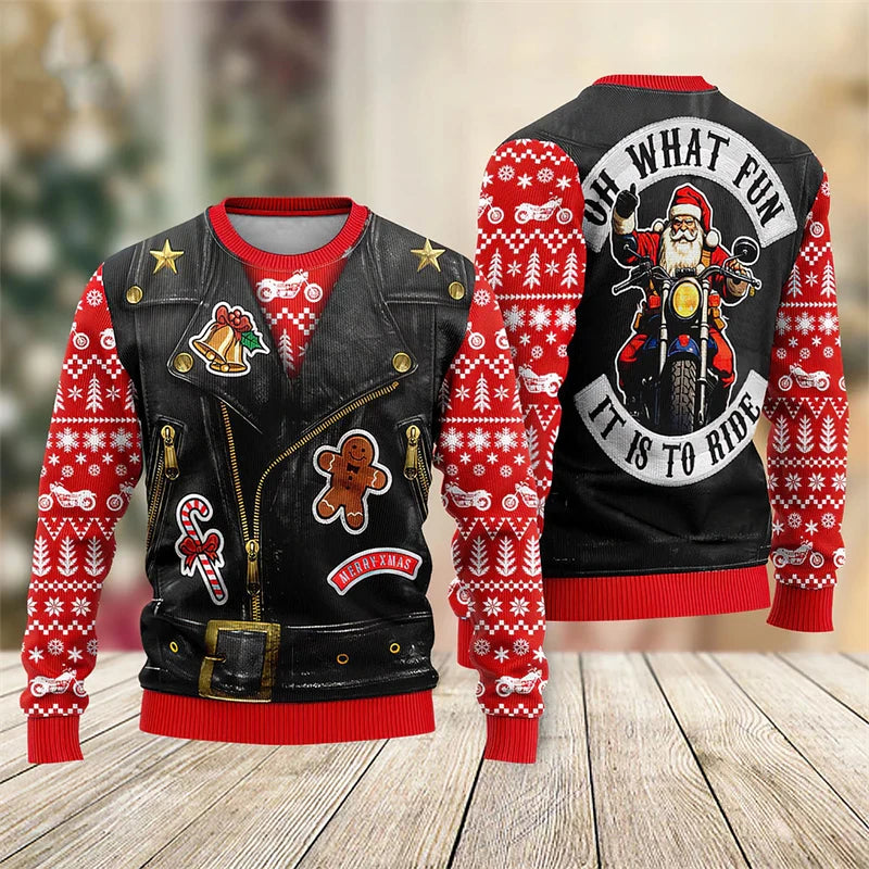 Funny Santa Claus Sweaters For Christmas