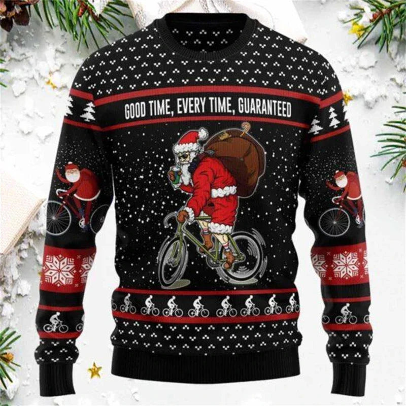 Funny Santa Claus Sweaters For Christmas