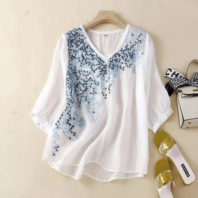 Madison Brooke Linen Shirt