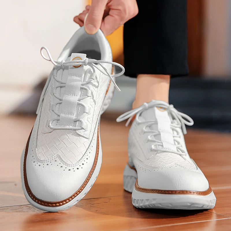 Logan Pierce Textured Sneakers