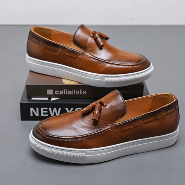 Nick Roy Leather Loafers