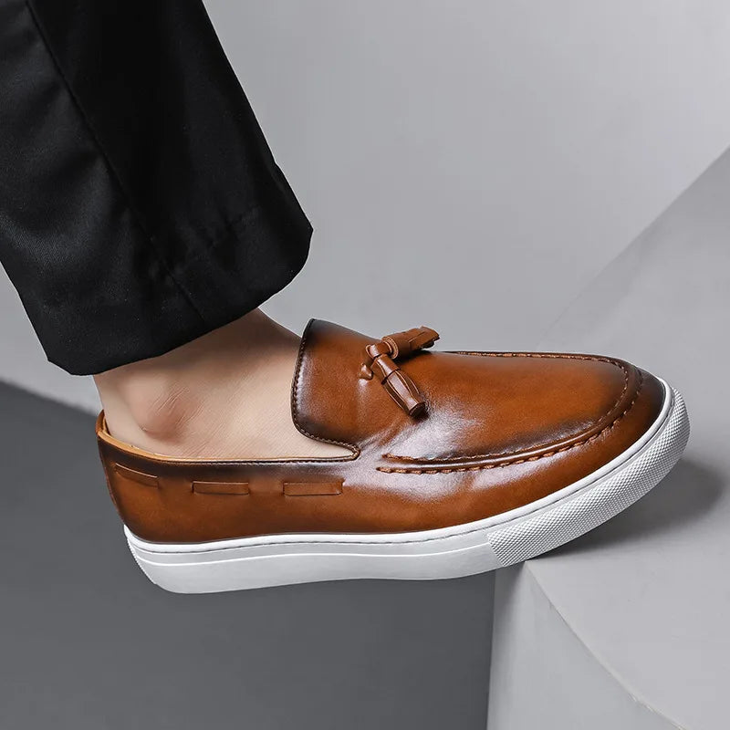 Nick Roy Leather Loafers