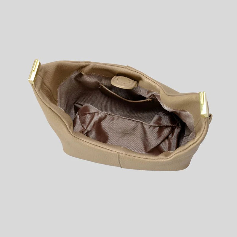 Camille Pebbled Leather Handbag
