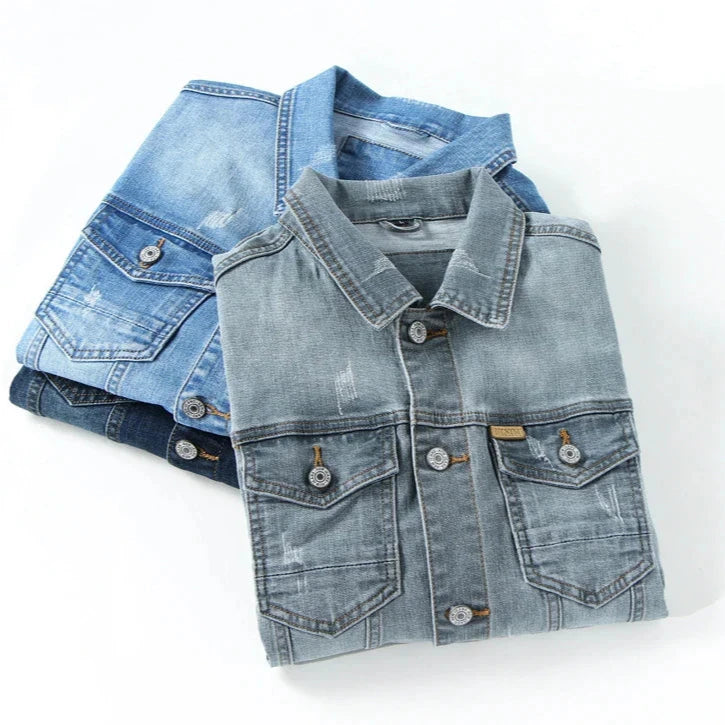 Owen Carter Frayed Denim Jacket