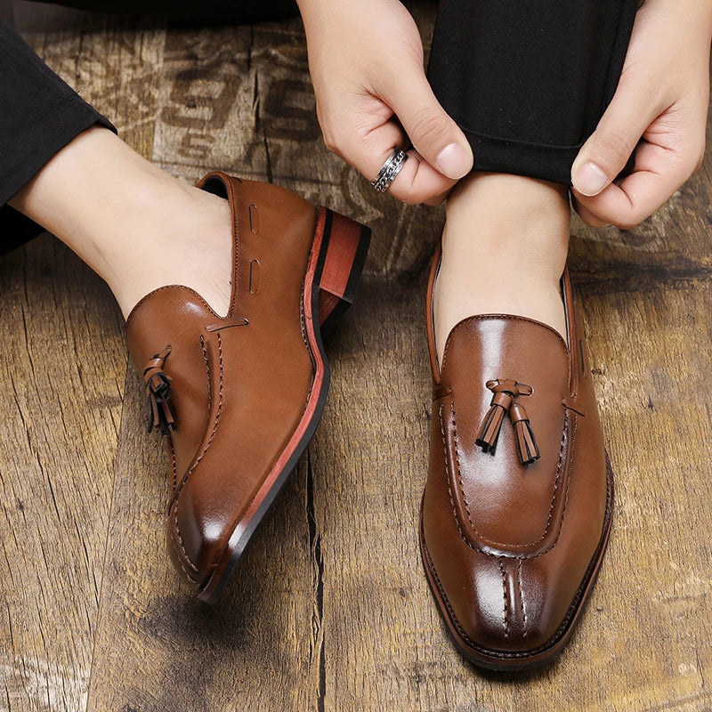 Austin Reed Polished Leather Loafer