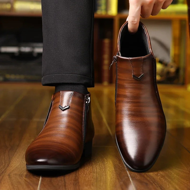 Imperio Leather Ankle Boots