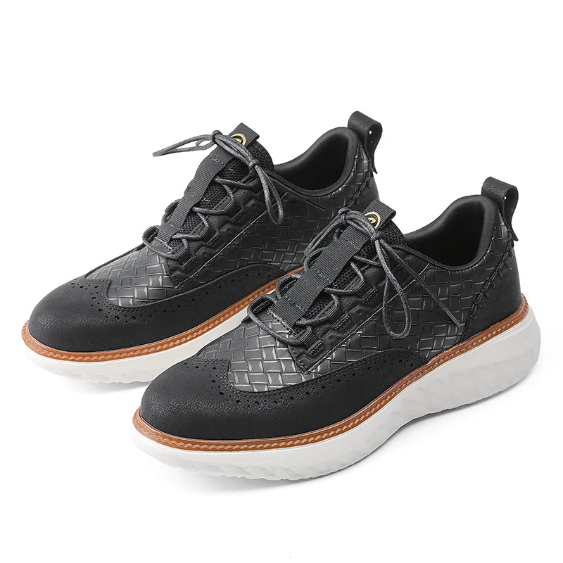 Logan Pierce Textured Sneakers