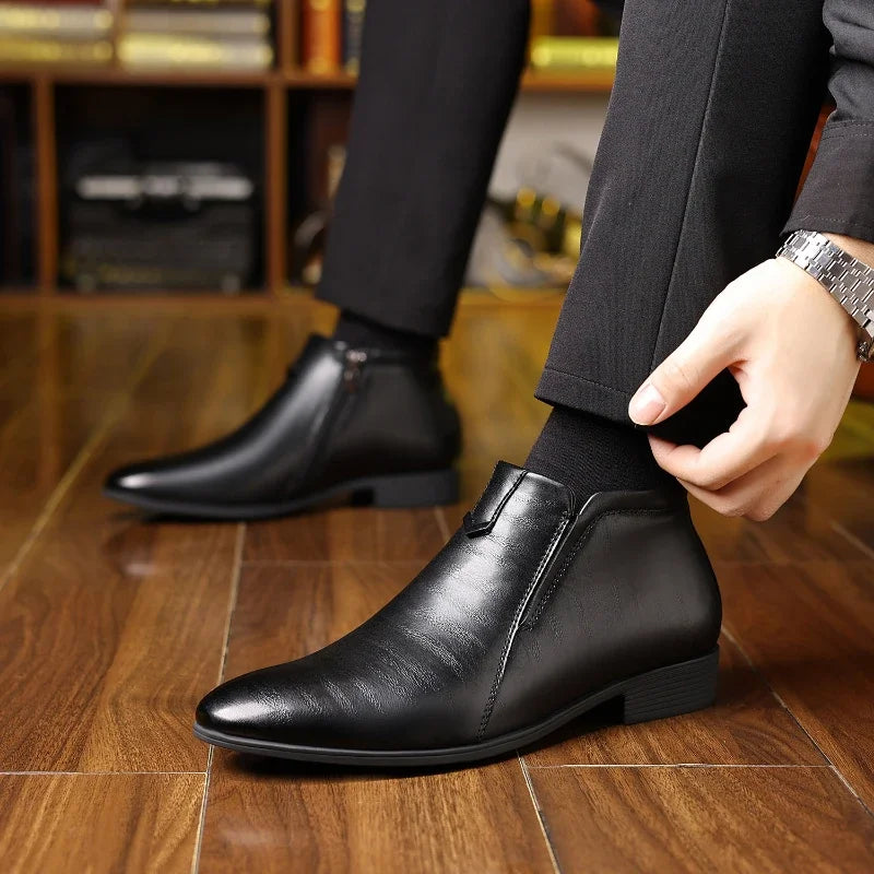 Imperio Leather Ankle Boots