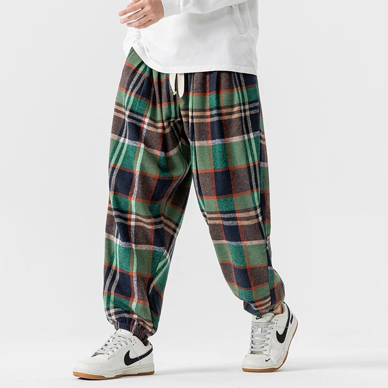 Jack Anthony Plaid Trousers