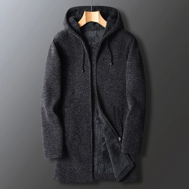 Dan Wellington Fleece Hooded Coat