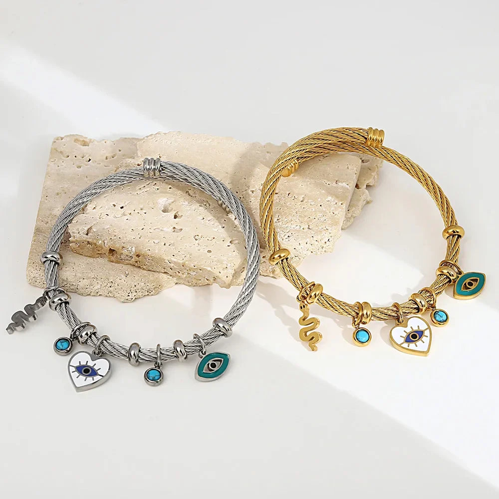 Evil Eye Charm Bracelet