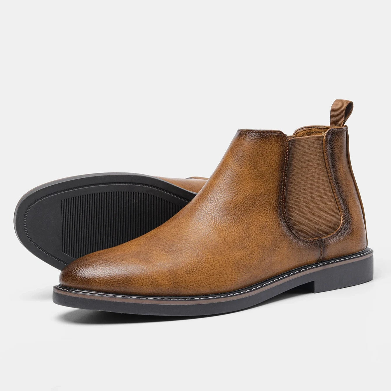 Jacob Mason Leather Chelsea Boots