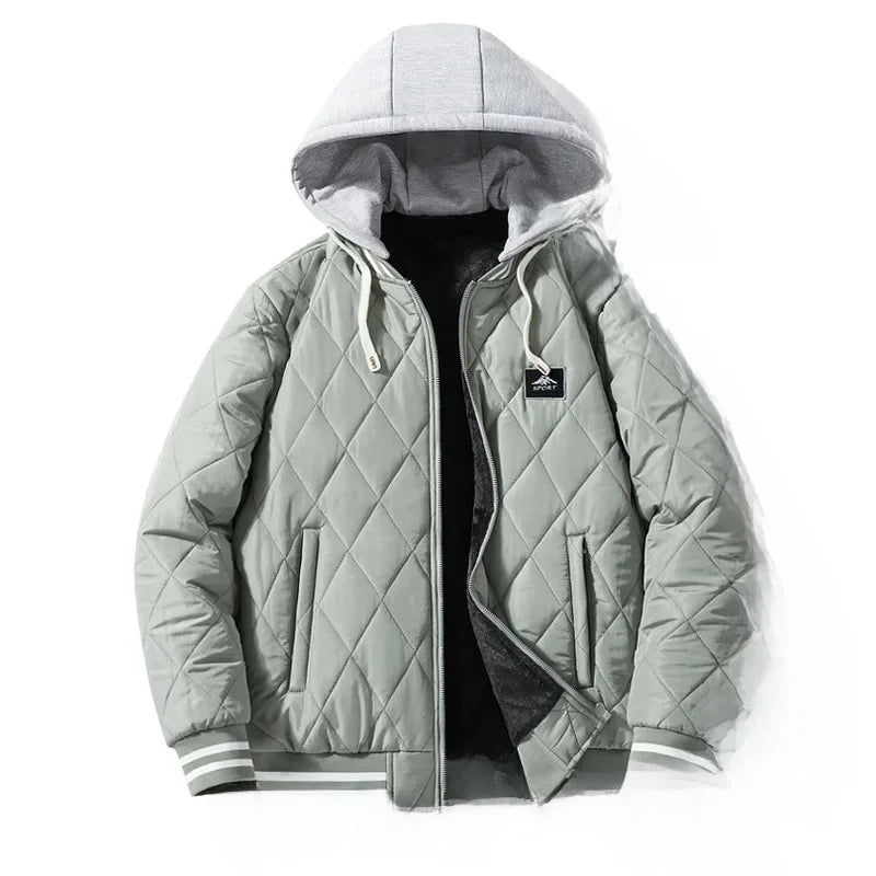 Liam Turner Quilted Hooded Jacket