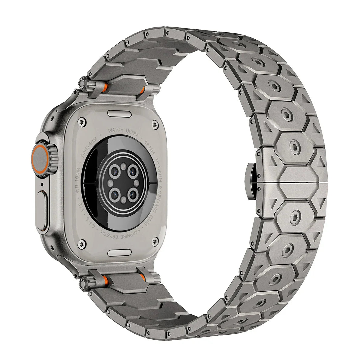 CLAIRS TITANIUM APPLE WATCH BAND