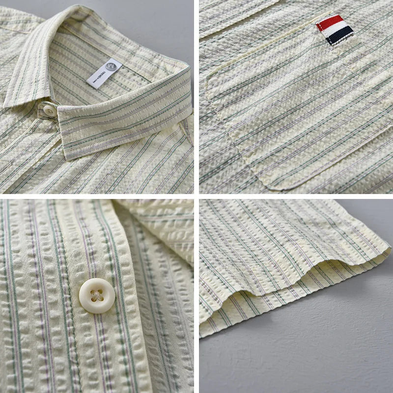 Dan Anthony Striped Short Sleeve