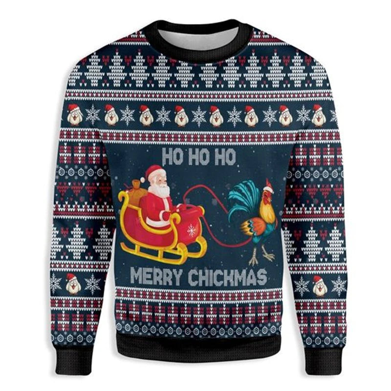 Funny Santa Claus Sweaters For Christmas