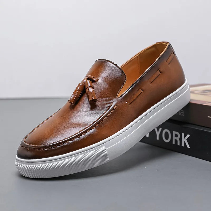 Nick Roy Leather Loafers